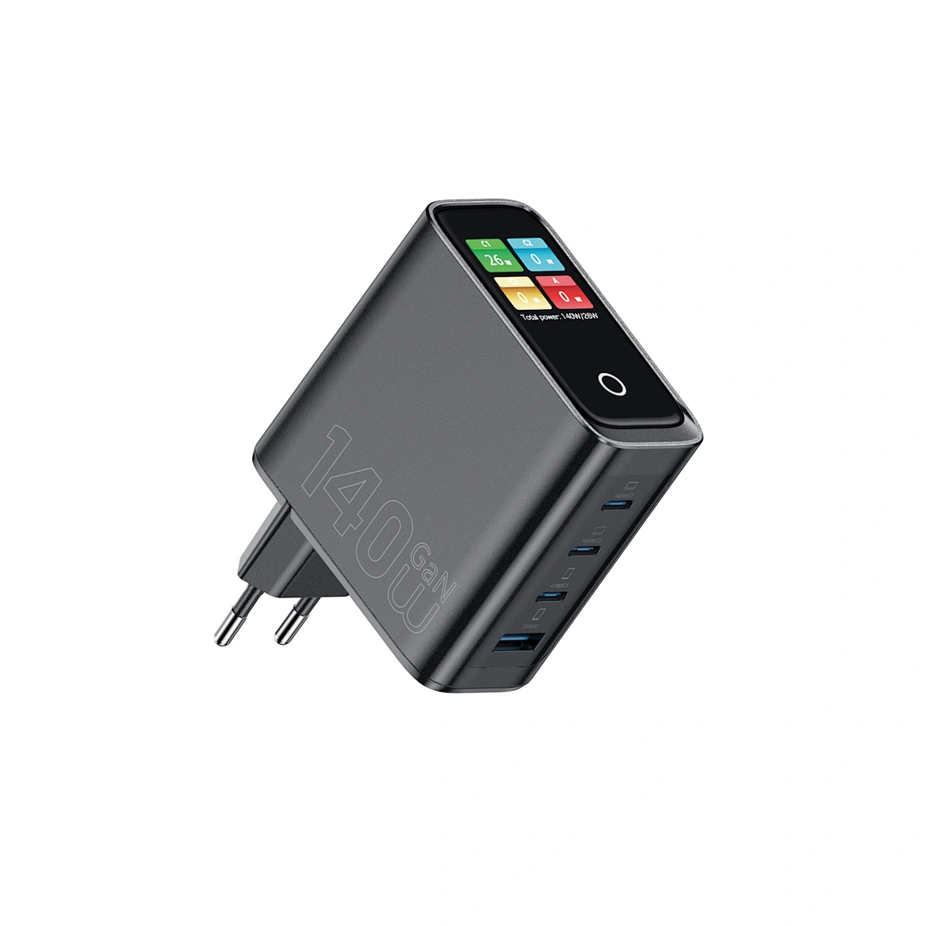 WIWU 140W Intelligent Display GaN Charger 3C1A Wi- G028