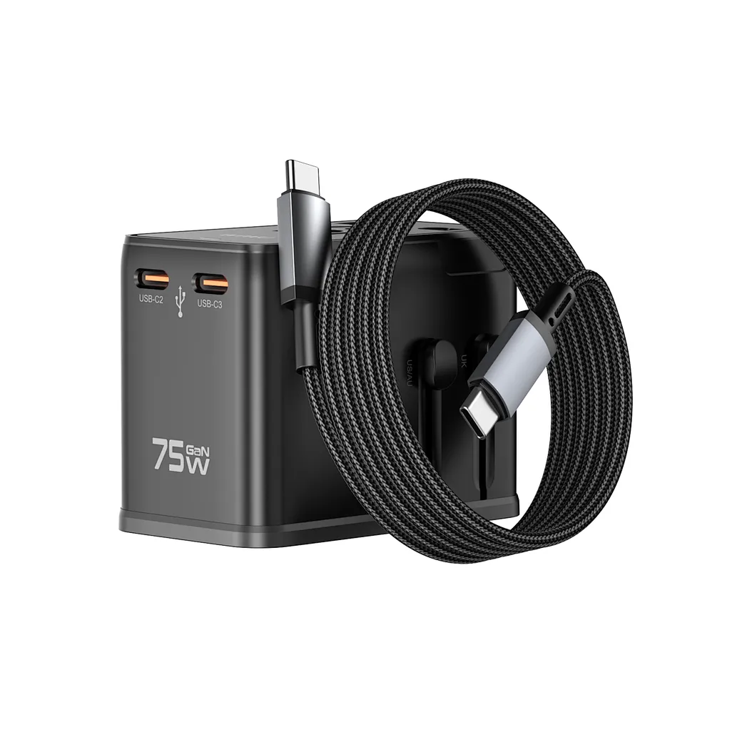 WIWU 75W Universal Adapter Cable Combo Wi-UA015