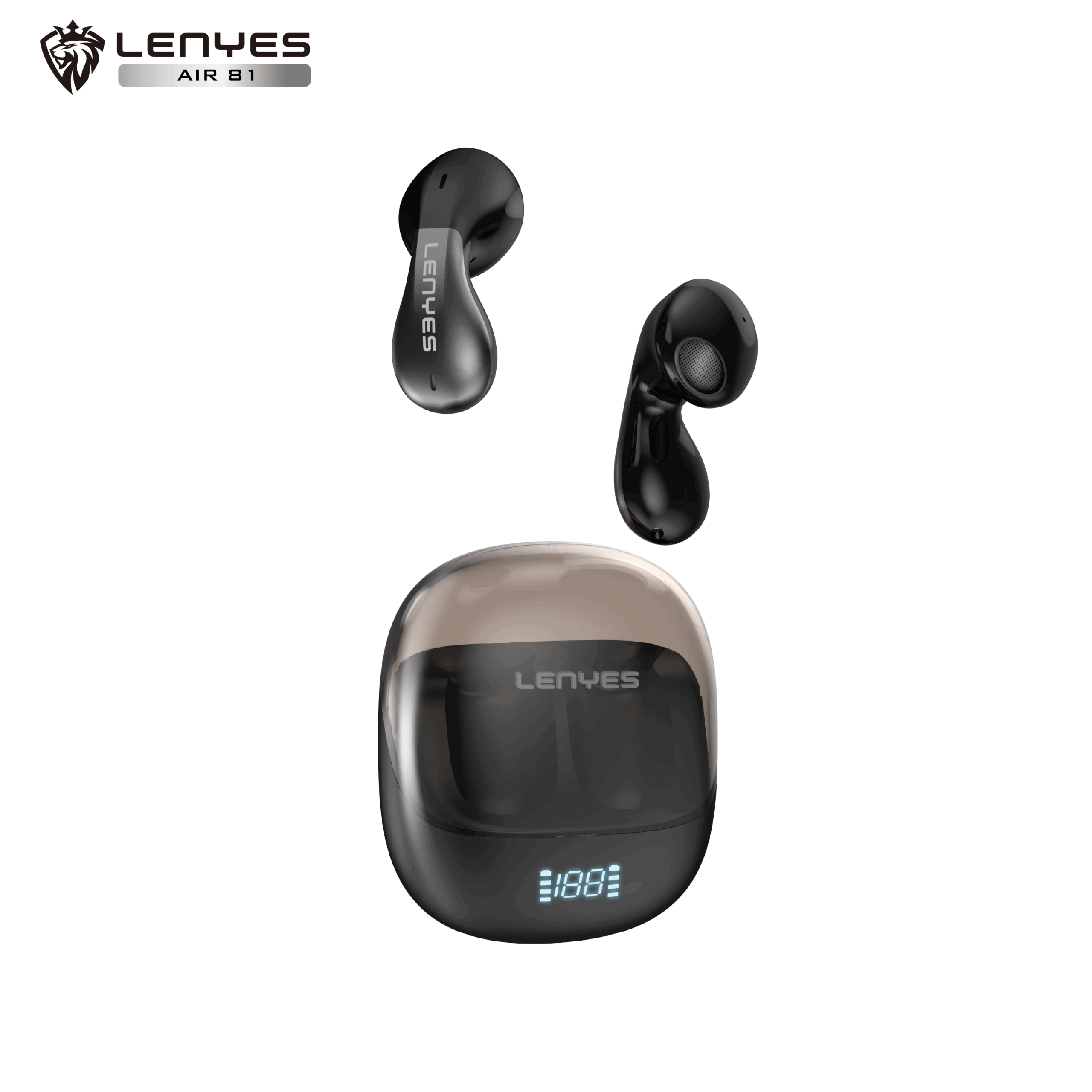 Lenyes Air 81 Wireless Earbuds – Clear Sound, Smart Display & Powerful Performance