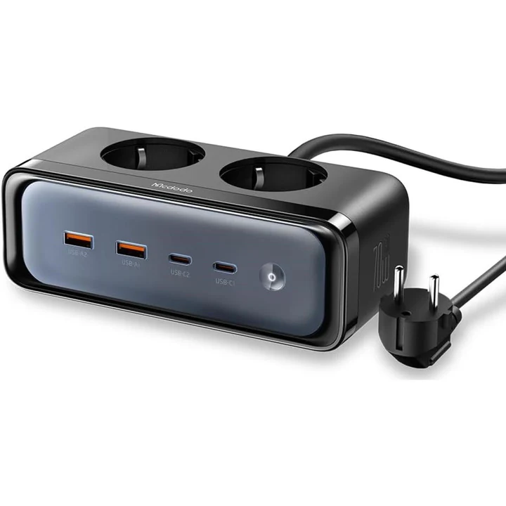 Mcdodo CH-4610 70W 2C+2A+2AC GAN Lightning Protection Power Strip(EU)