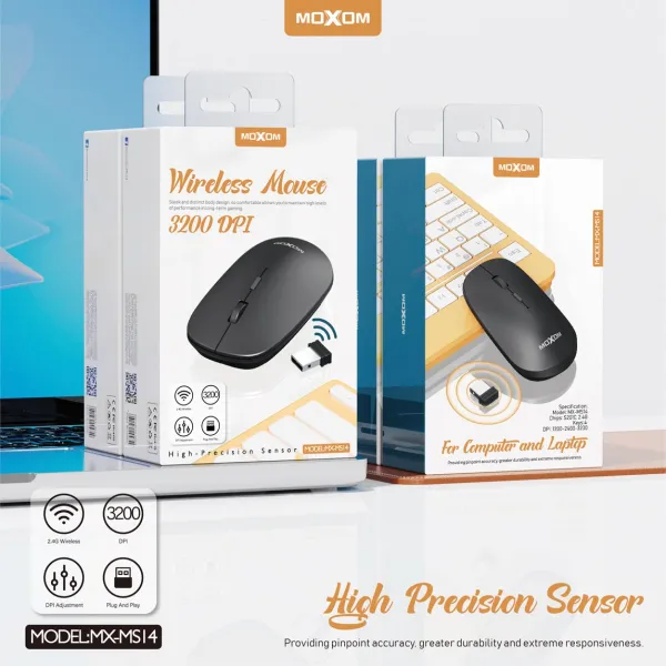 Moxom MX-MS14 3200DPI Wireless Mouse