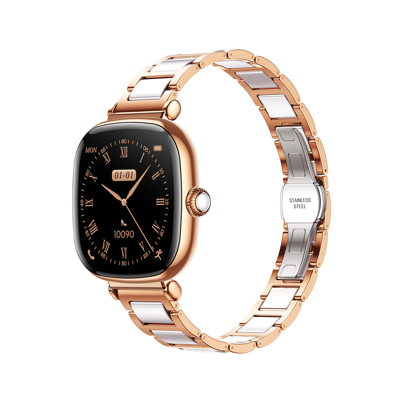 JOYROOM FS1 Smart Watch – Dual Belt Edition (Metal & Silicone)