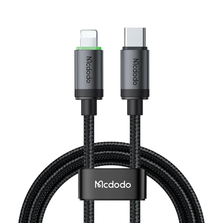MCDODO CA-4820 36W USB-C to Lightning Cable with Charging Light 1m
