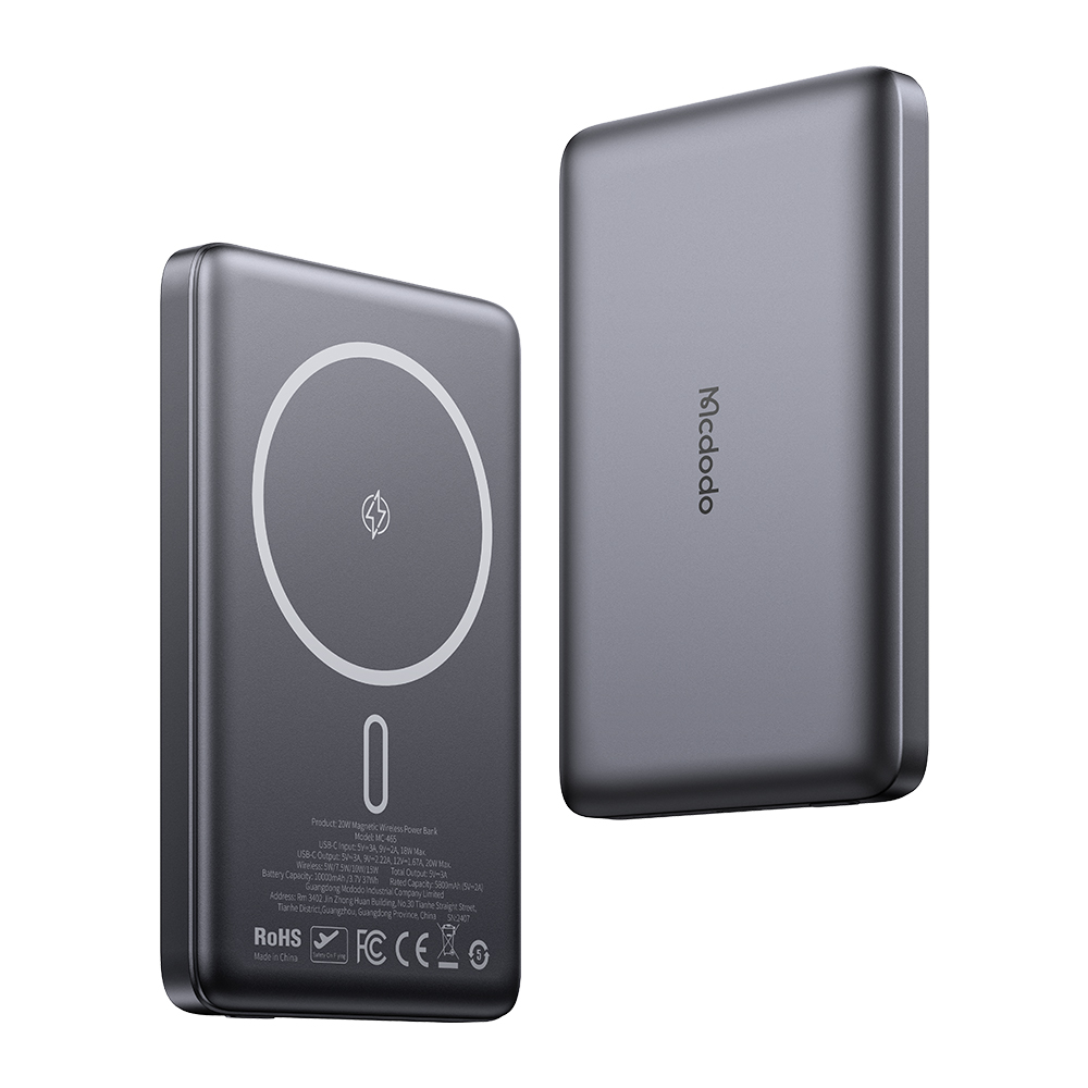 Mcdodo MC-4651 20W Magnetic Wireless Metal Ultra-Thin 10000mAh 1C Power Bank